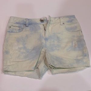 JUSTICE GIRLS TYE-DYE SHORTS. perfect condition and adorable for summer